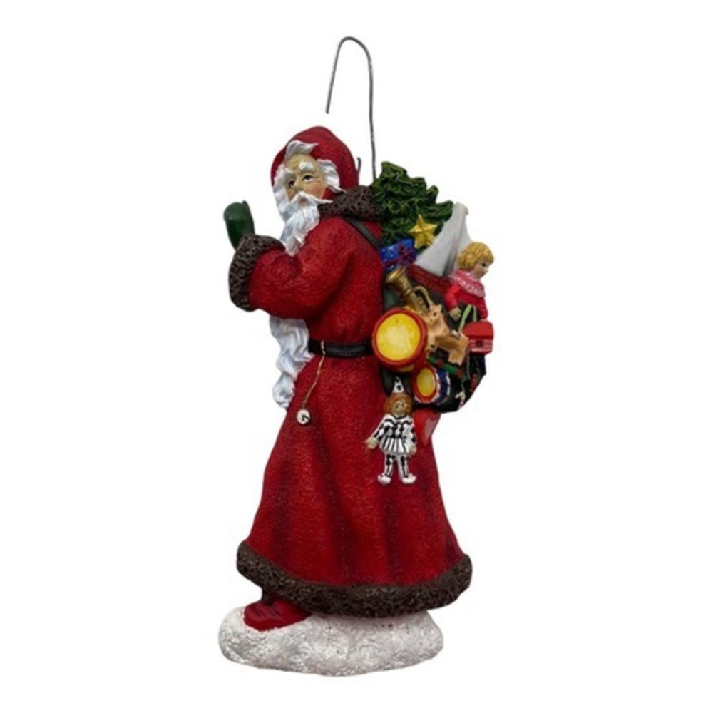Pipka Knock Knock Santa Ornament Stories of Christmas 1998 Red Excellent 4in
